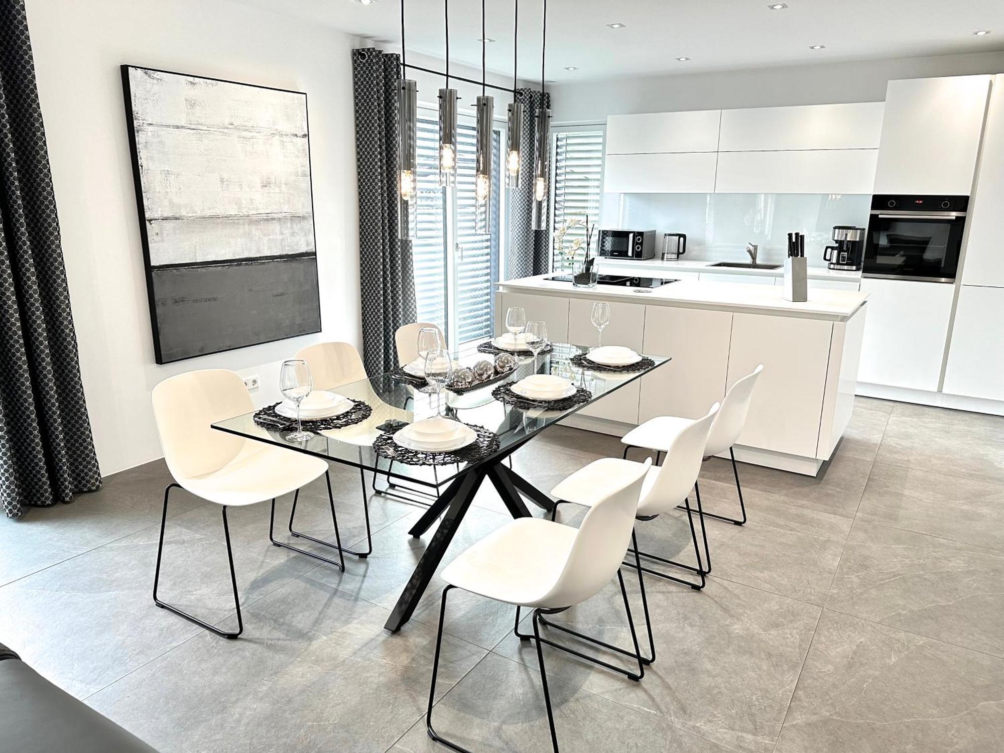 Ferienwohnung Black White Raubling Exterior photo